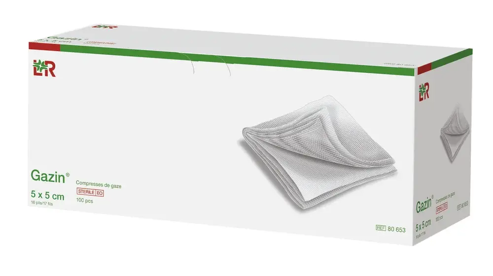 Compresse de gaze stérile 8 plis Gazin®