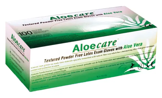 Produit Gant d'examen en latex avec Aloe Vera Image