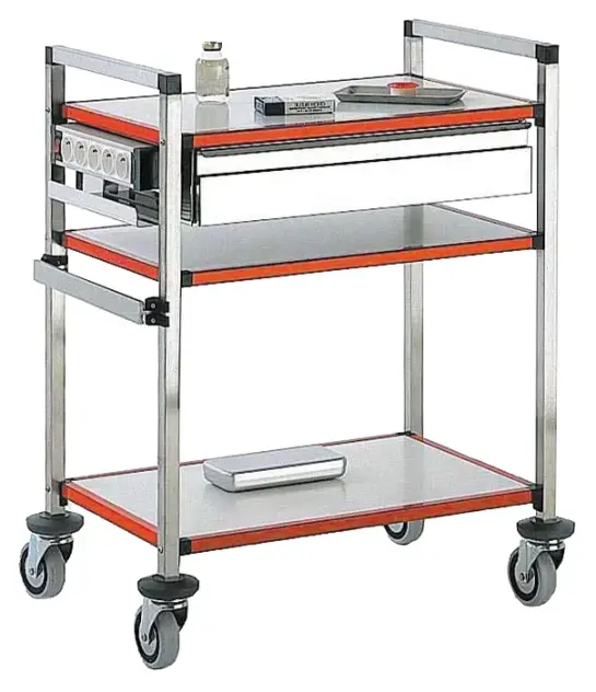 Produit Chariot médical 2 ou 3 plateaux Image