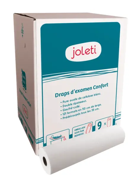 Produit Draps d'examen gaufrés collés Image
