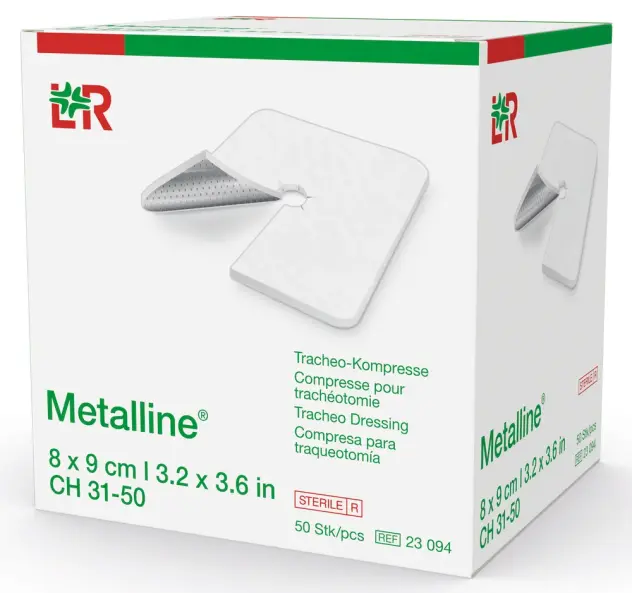 Produit Compresse en non-tissé stérile Metalline® trachéotomie Image