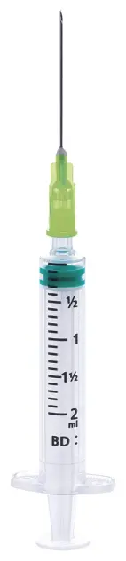 Produit Seringue 3 pièces Emerald avec aiguille Image