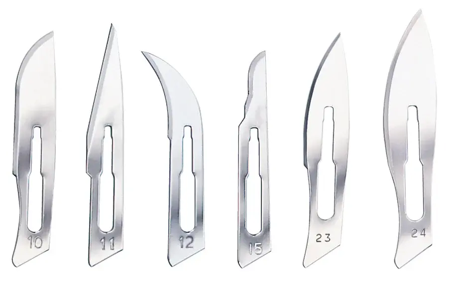 Lame de bistouri stérile