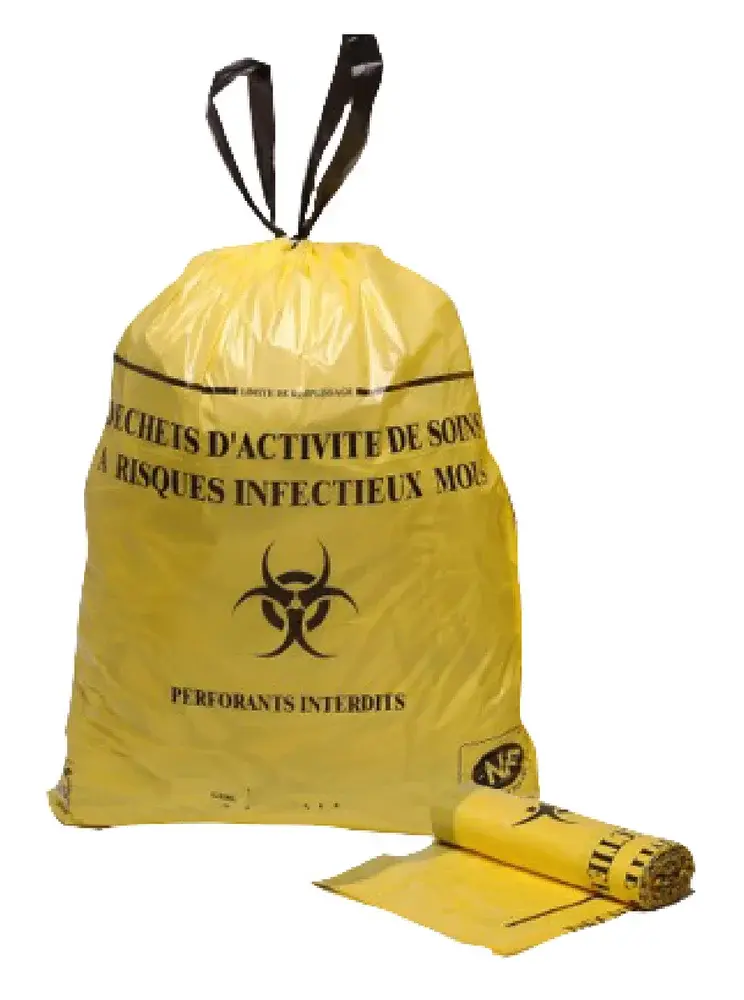 Sac jaune pour DASRI
