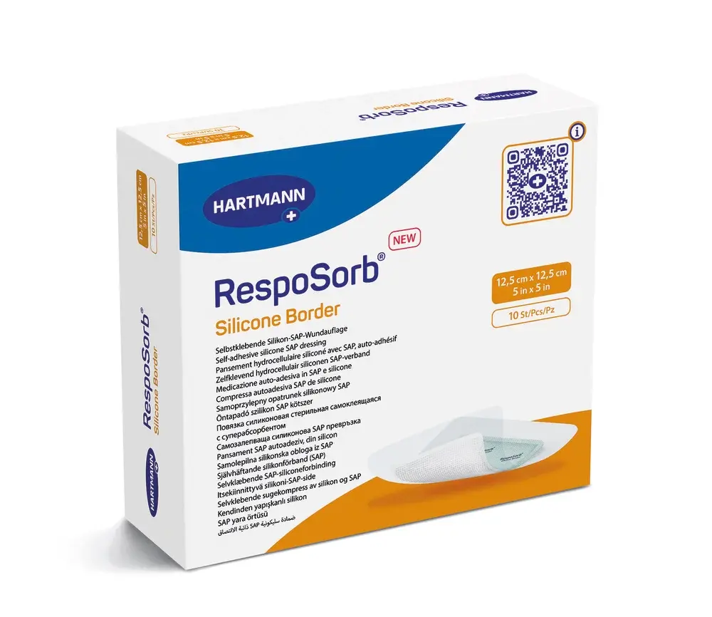 Pansement RespoSorb® Silicone Border