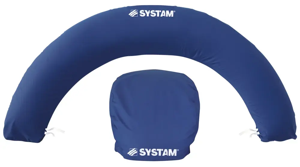 Coussin ergonomique demi-lune en microbilles