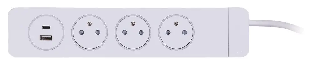Bloc multiprise avec chargeur USB