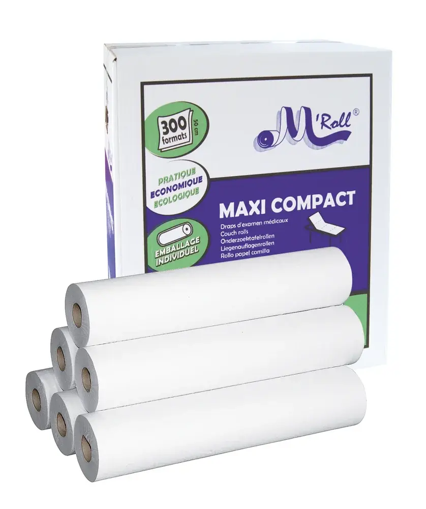 Draps d'examen lisses Maxi Compact