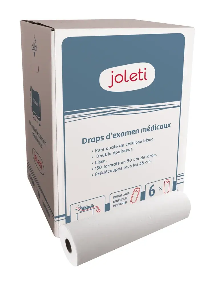 Draps d'examen papier lisse