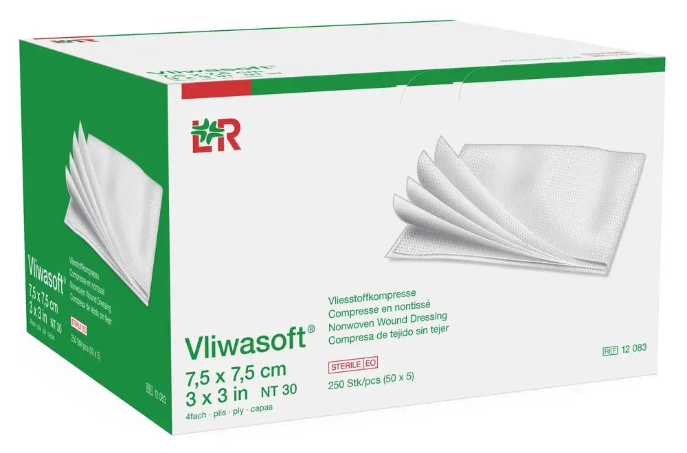 Compresse en non-tissé stérile Vliwasoft®