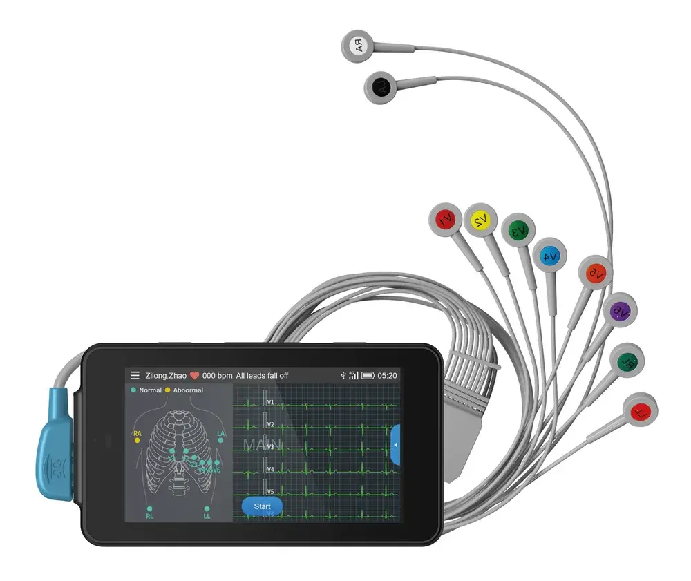 Tablette ECG de poche 12 pistes PCECG-500