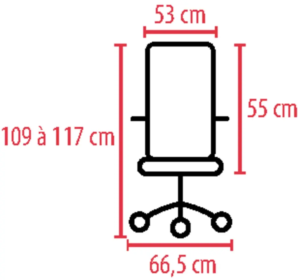 Chaise de bureau ergonomique