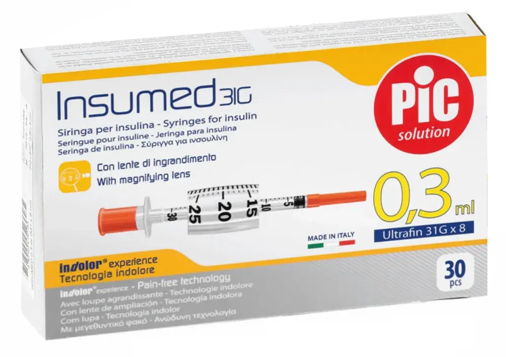 Seringue à insuline Insumed 30 U.I.