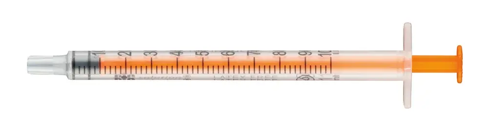 Seringue à insuline 100 u/ml