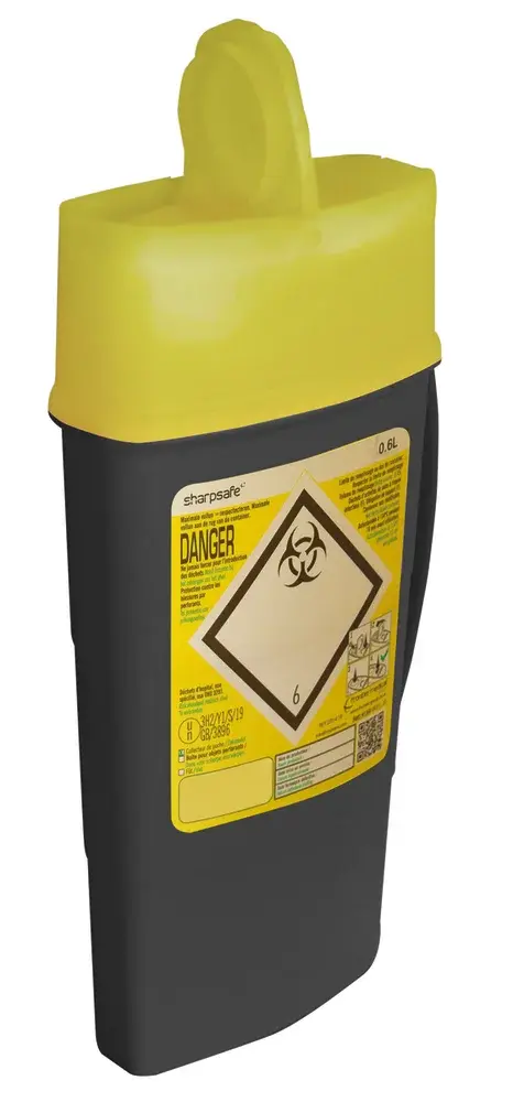Gamme complète de collecteurs de déchets médicaux Sharpsafe