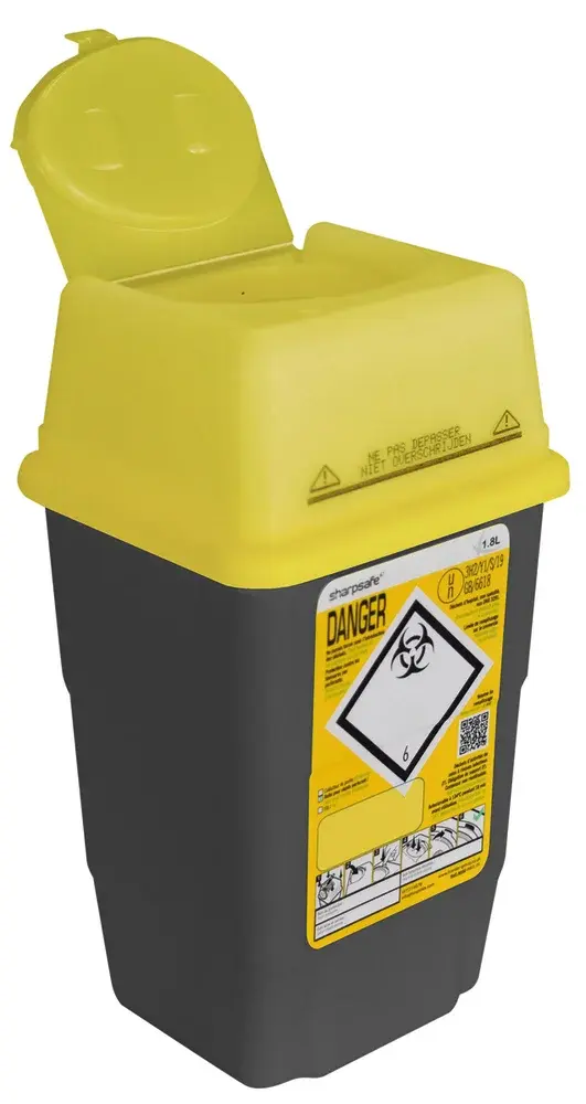 Gamme complète de collecteurs de déchets médicaux Sharpsafe