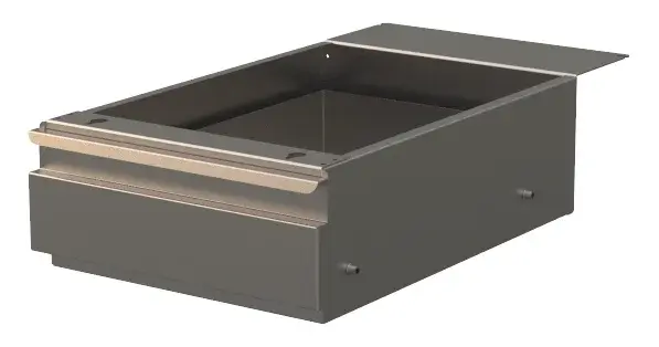 Tiroir pour chariot médical 2 ou 3 plateaux