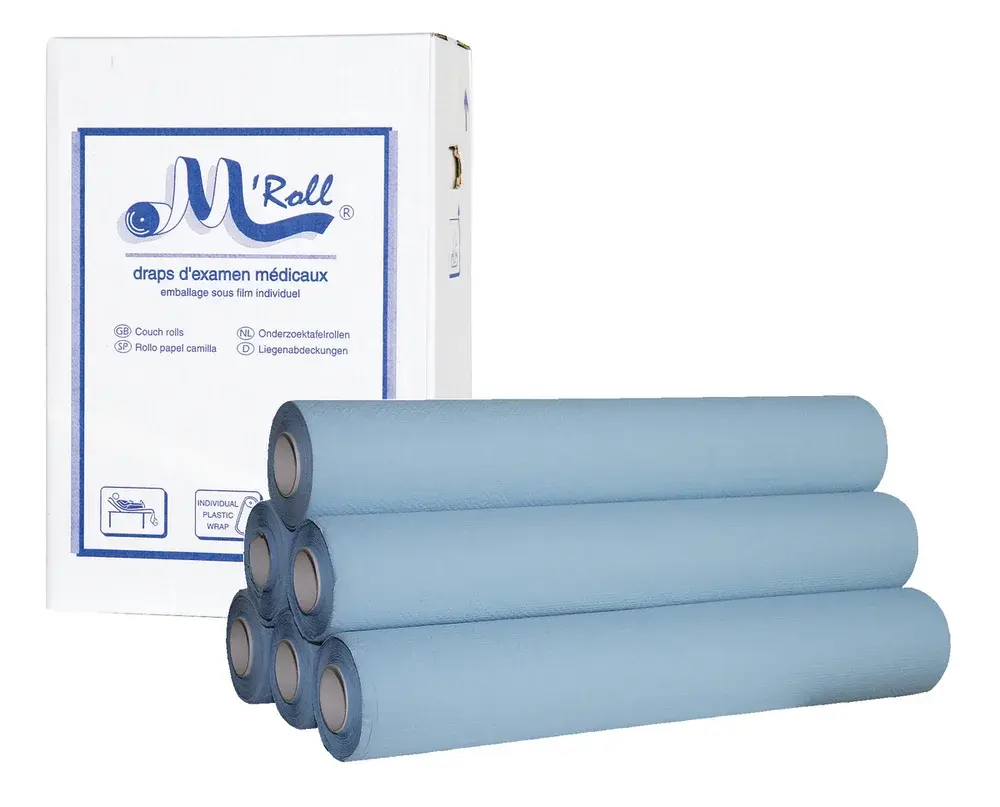 Draps d'examen plastifiés