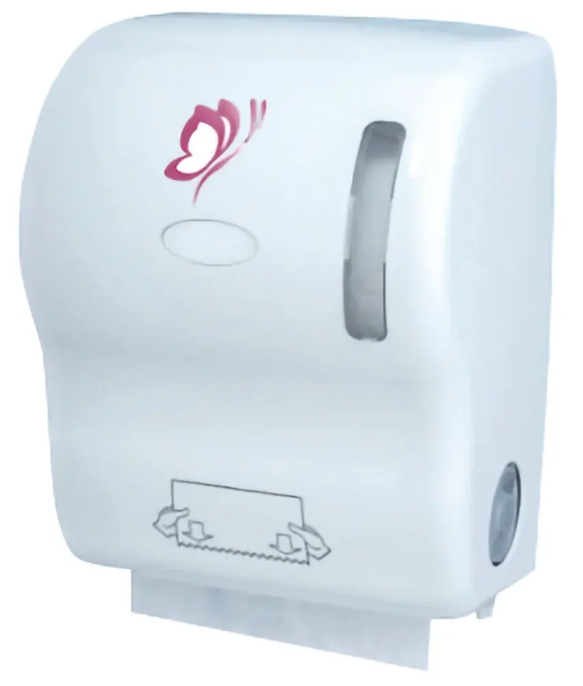 Distributeur essuie-mains à découpe automatique