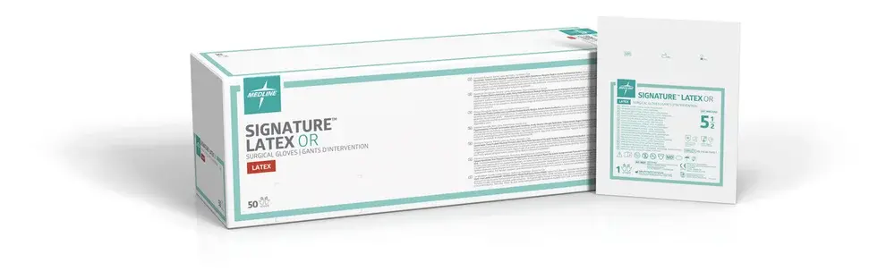 Gants d'examen stériles Signature Latex OR