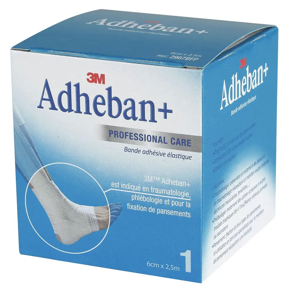Bande adhésive élastique 3M Adheban +