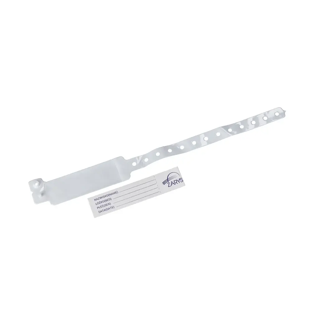 Bracelet d'identification hopital vinyle