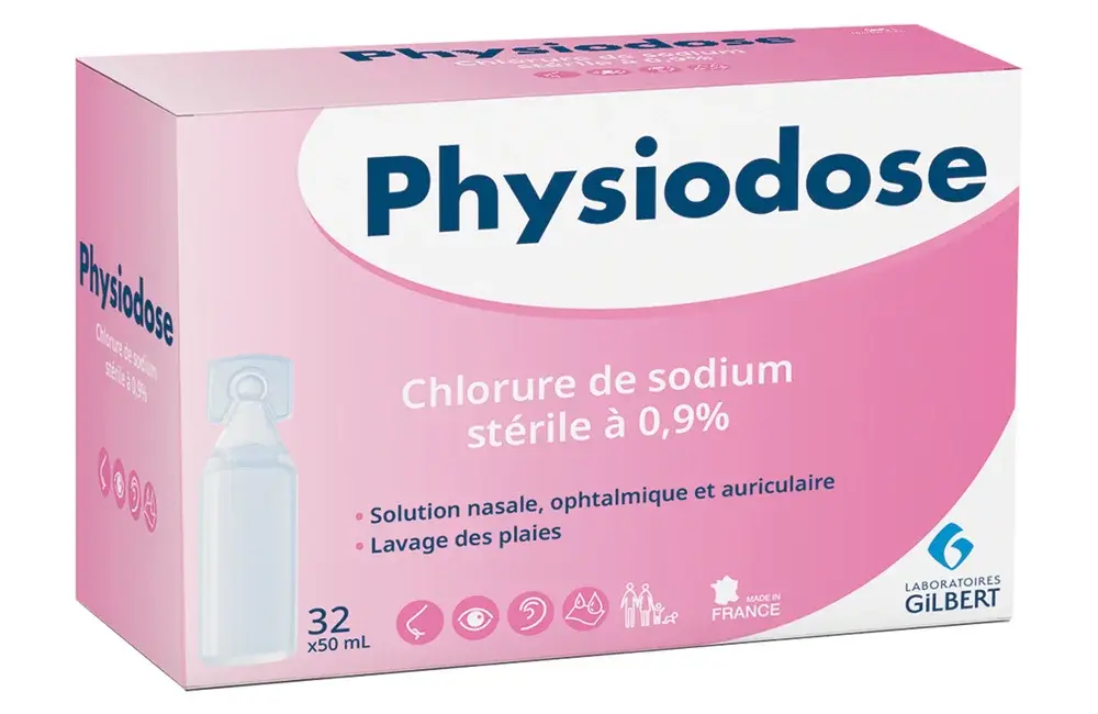 Sérum physiologique stérile