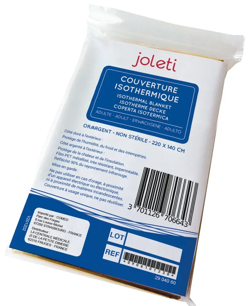 Couverture isothermique non stérile