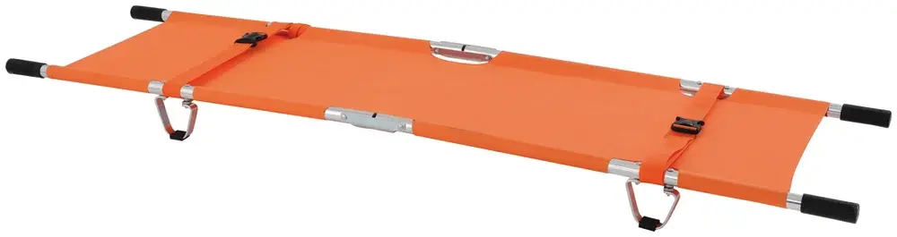 Brancard pliable en 4 dans la longueur et la largeur