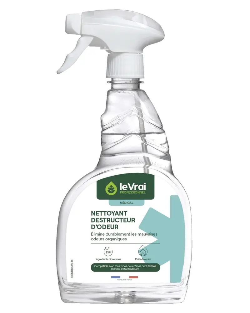 Spray destructeur d'odeur