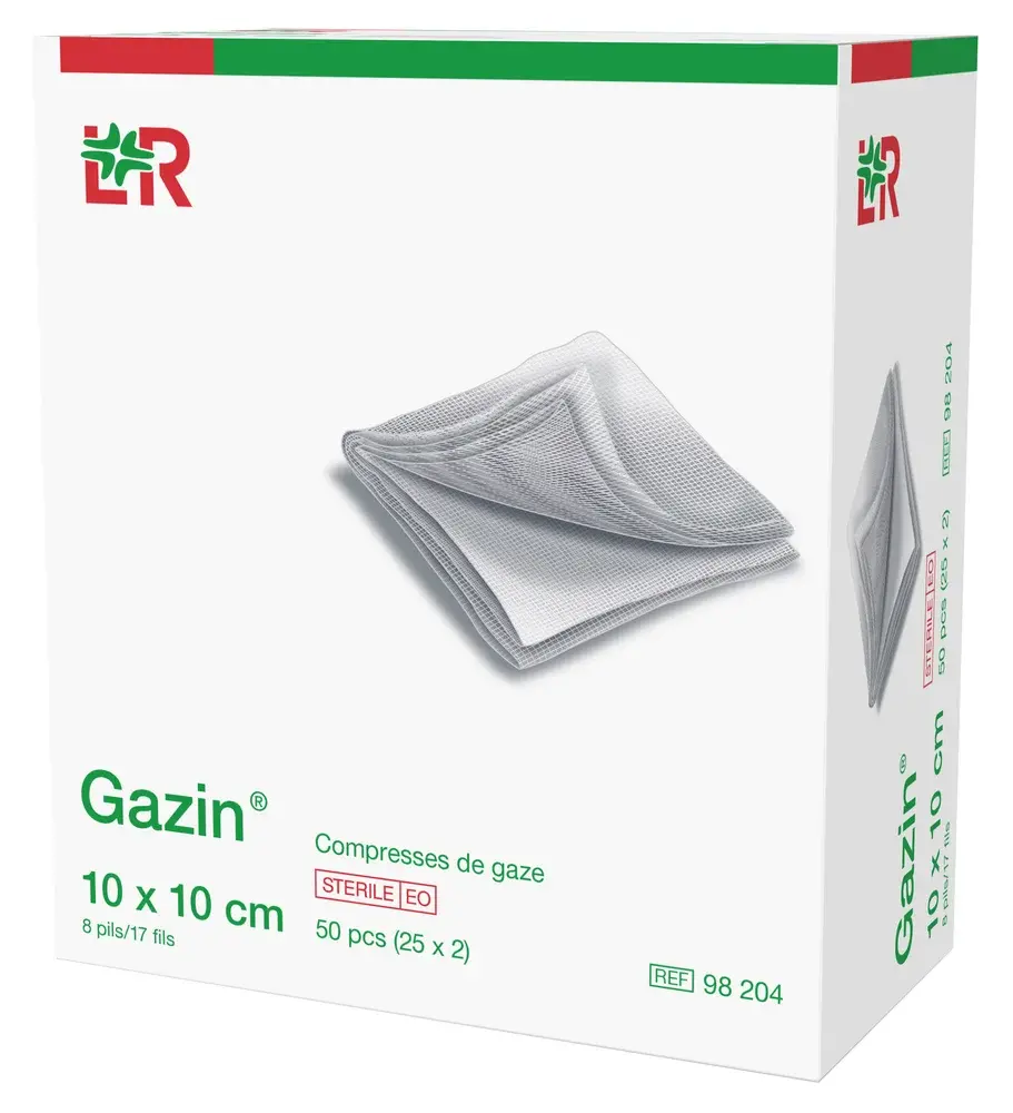 Compresse de gaze stérile 8 plis Gazin®