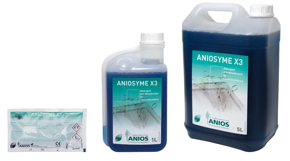 Détergent désinfectant de l'instrumentation Aniosyme X3