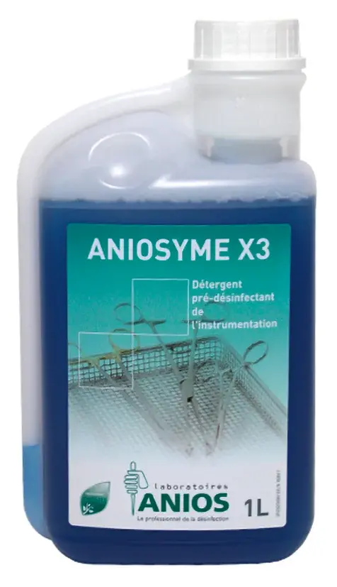 Détergent désinfectant de l'instrumentation Aniosyme X3