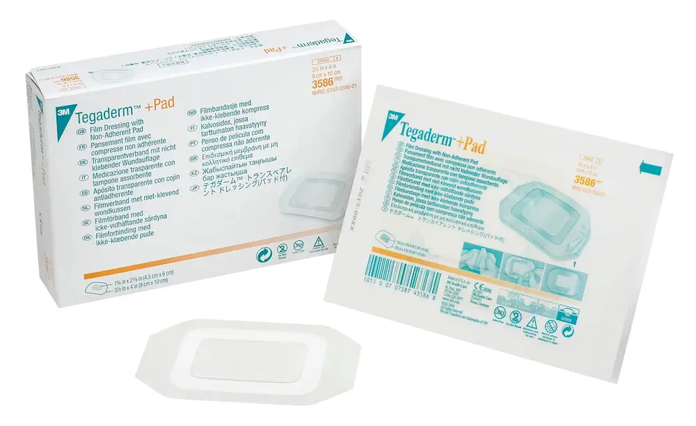 Pansement stérile transparent 3M Tegaderm + Pad