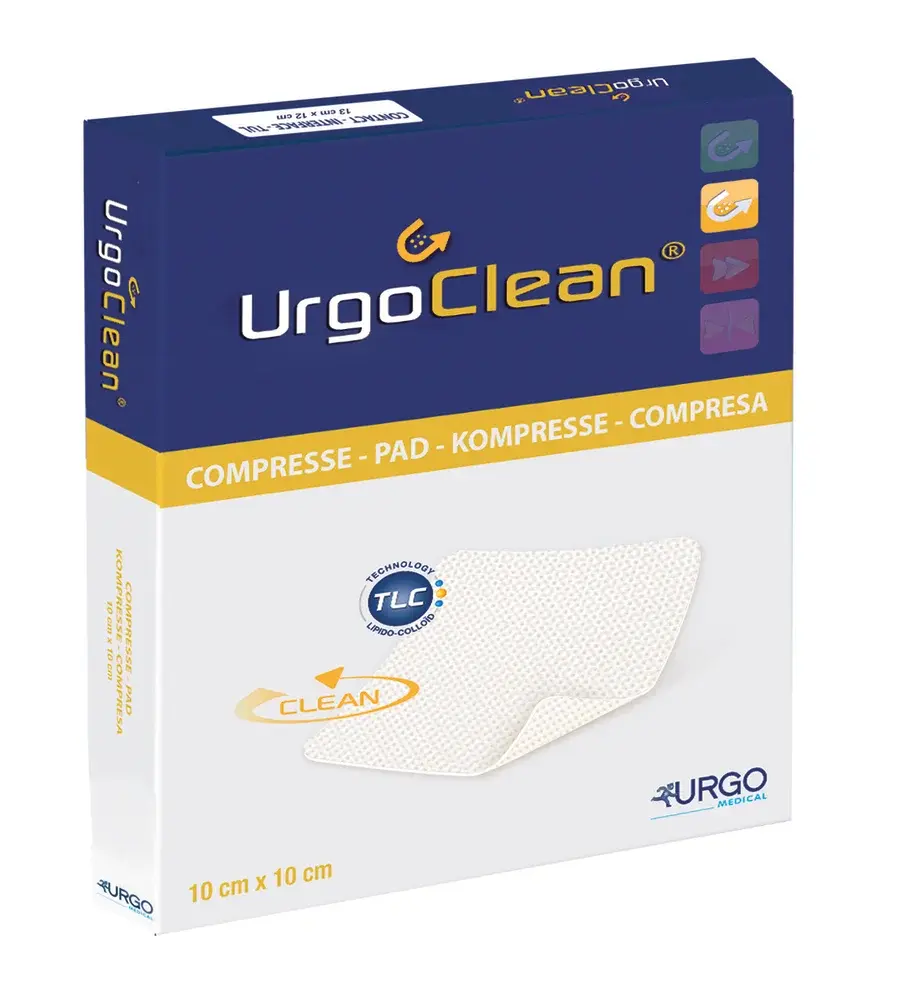 Pansement absorbant en fibres à haut pouvoir d'absorption UrgoClean