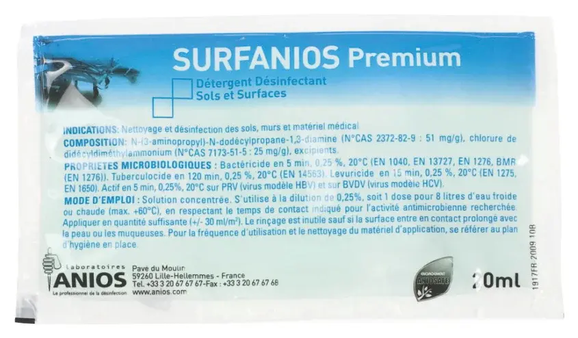 Nettoyant de surface Surfanios Premium