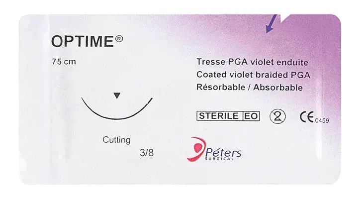 Suture résorbable Optime