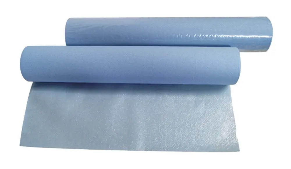 Draps d'examen plastifiés gaufrés