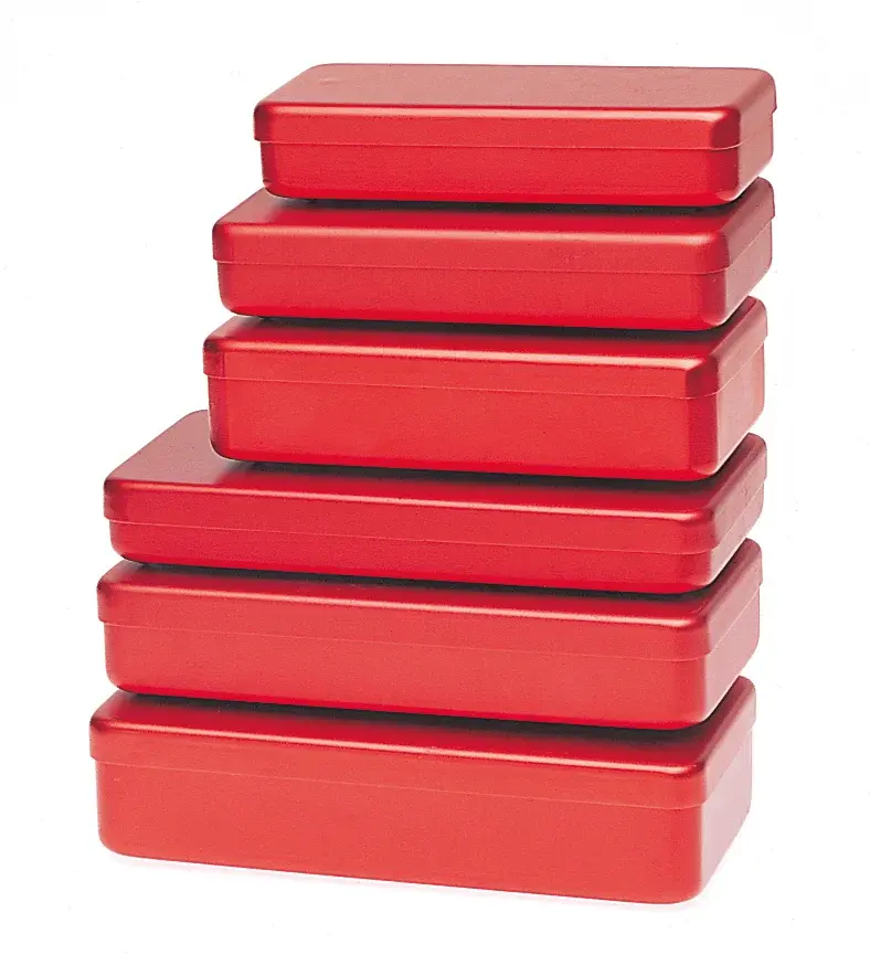 Boîte médicale à instruments en aluminium