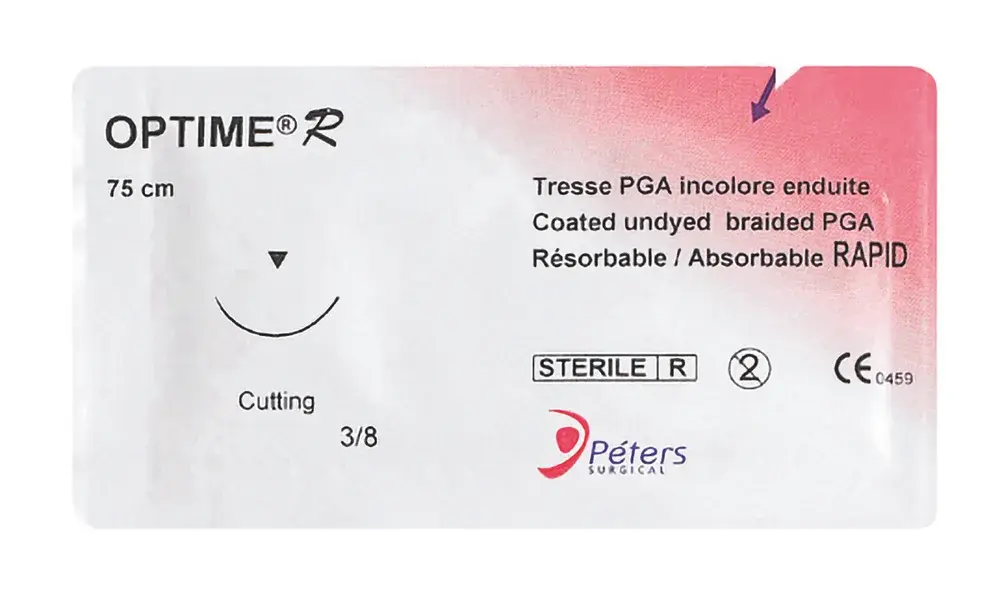 Suture résorbable Optime R