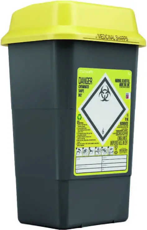 Gamme complète de collecteurs de déchets médicaux Sharpsafe