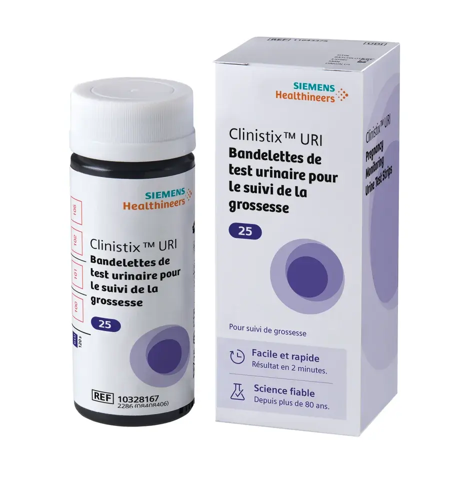 Bandelettes urinaires Clinistix URI