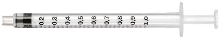 Seringue à tuberculine 1 ml