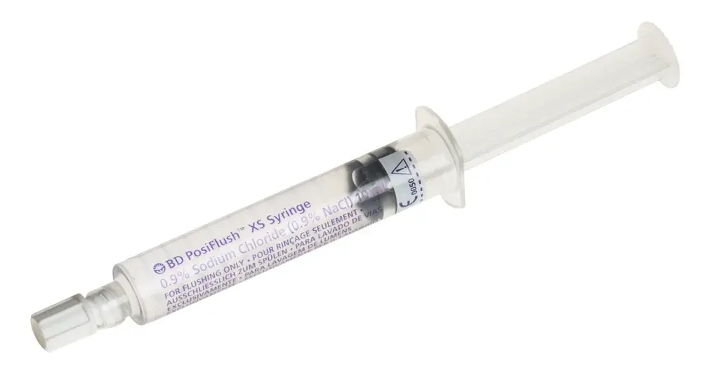 Seringue préremplie PosiFlush XS