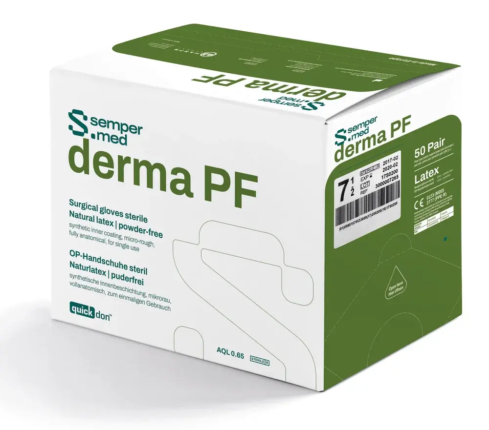 Gants d'examen Sempermed Derma PF stériles