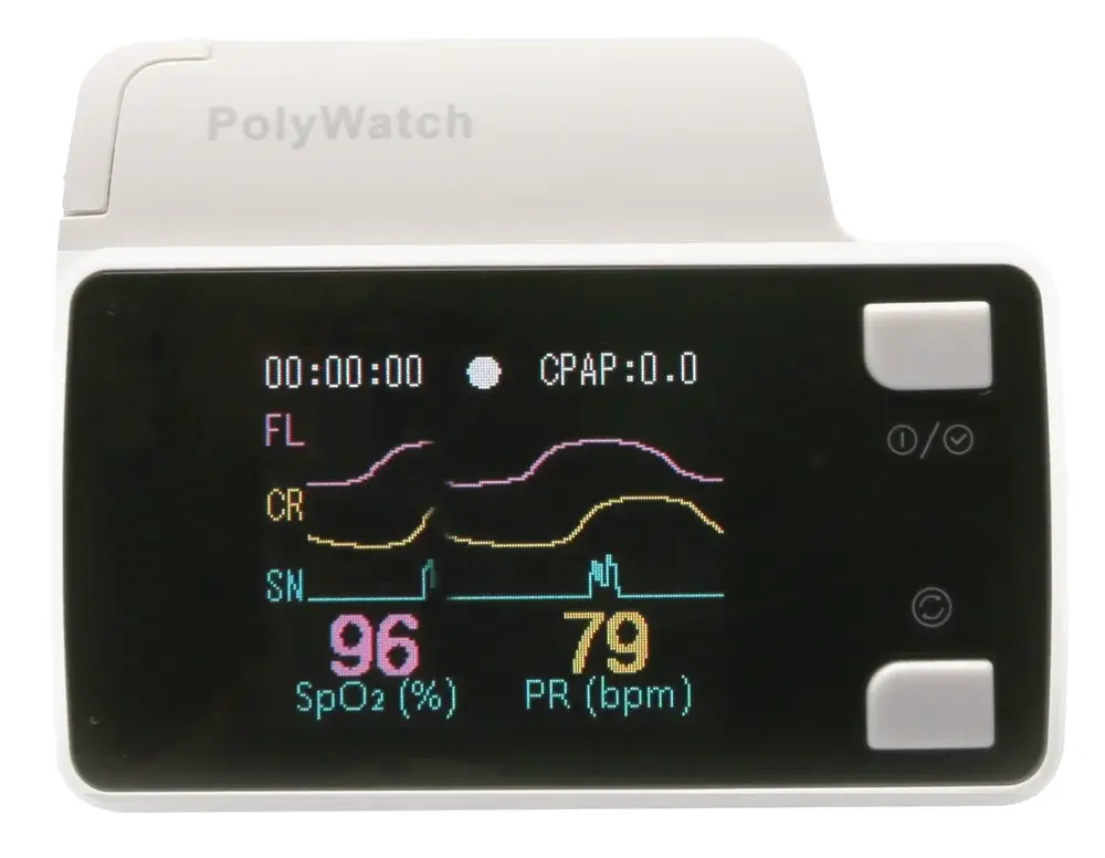 Appareil de dépistage d'apnée du sommeil Polywatch