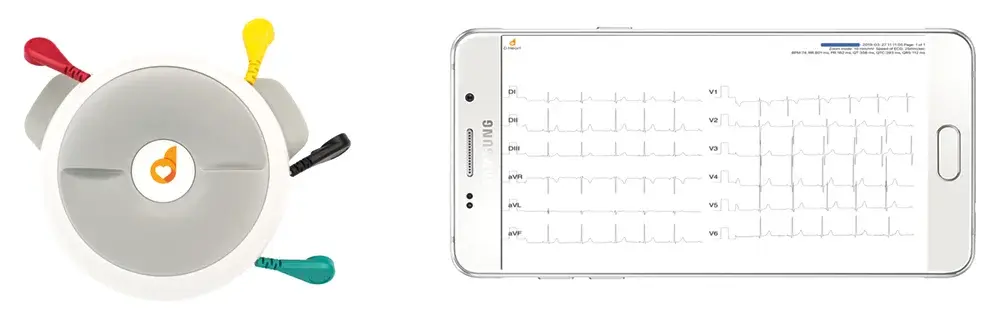 ECG portable 8/12 dérivations