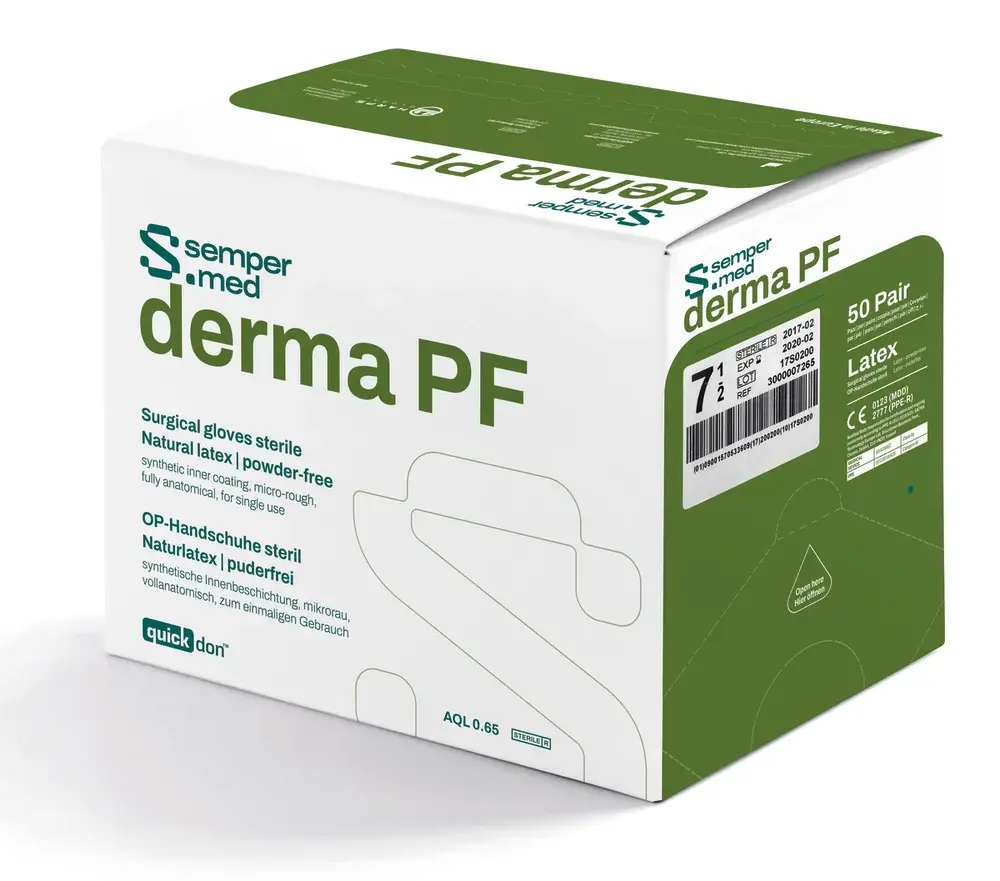 Gants d'examen Sempermed Derma PF stériles