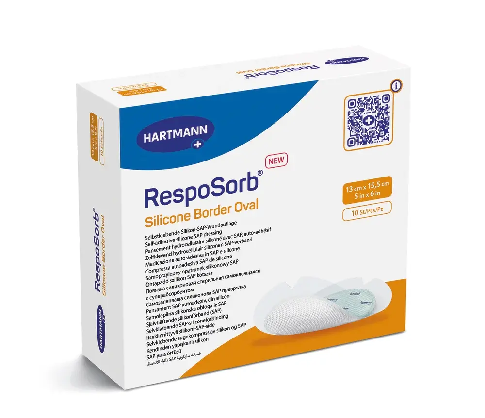 Pansement RespoSorb® Silicone Border