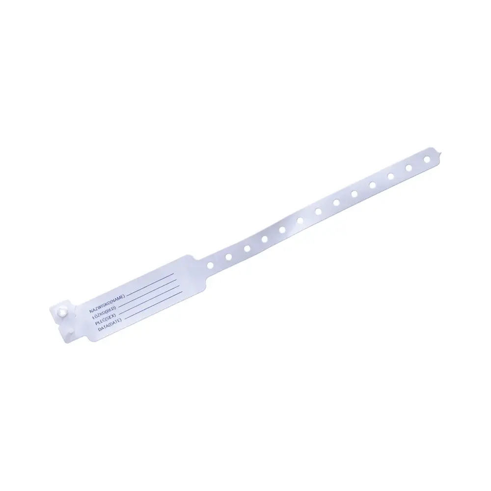 Bracelet d'identification hopital vinyle